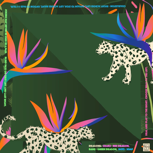 Bright Jungle Mat by The Bam Bar
