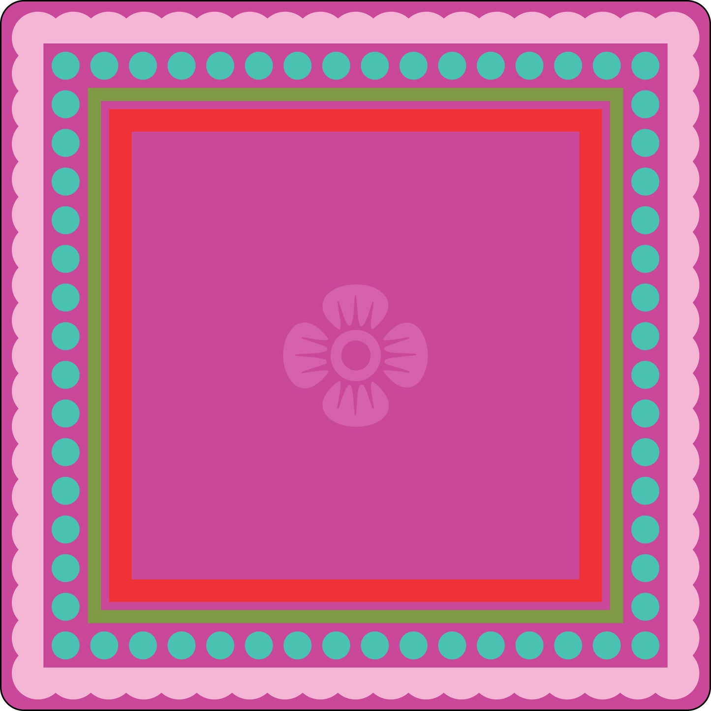 Bright and Bold Mat by The Bam Bar