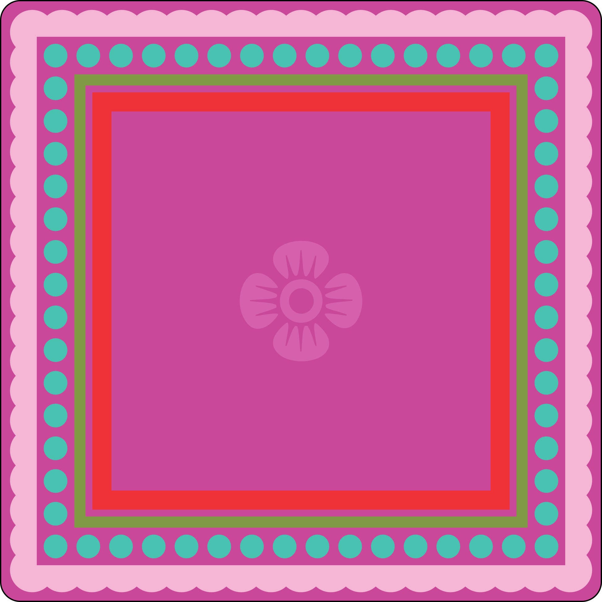 Bright and Bold Mat by The Bam Bar