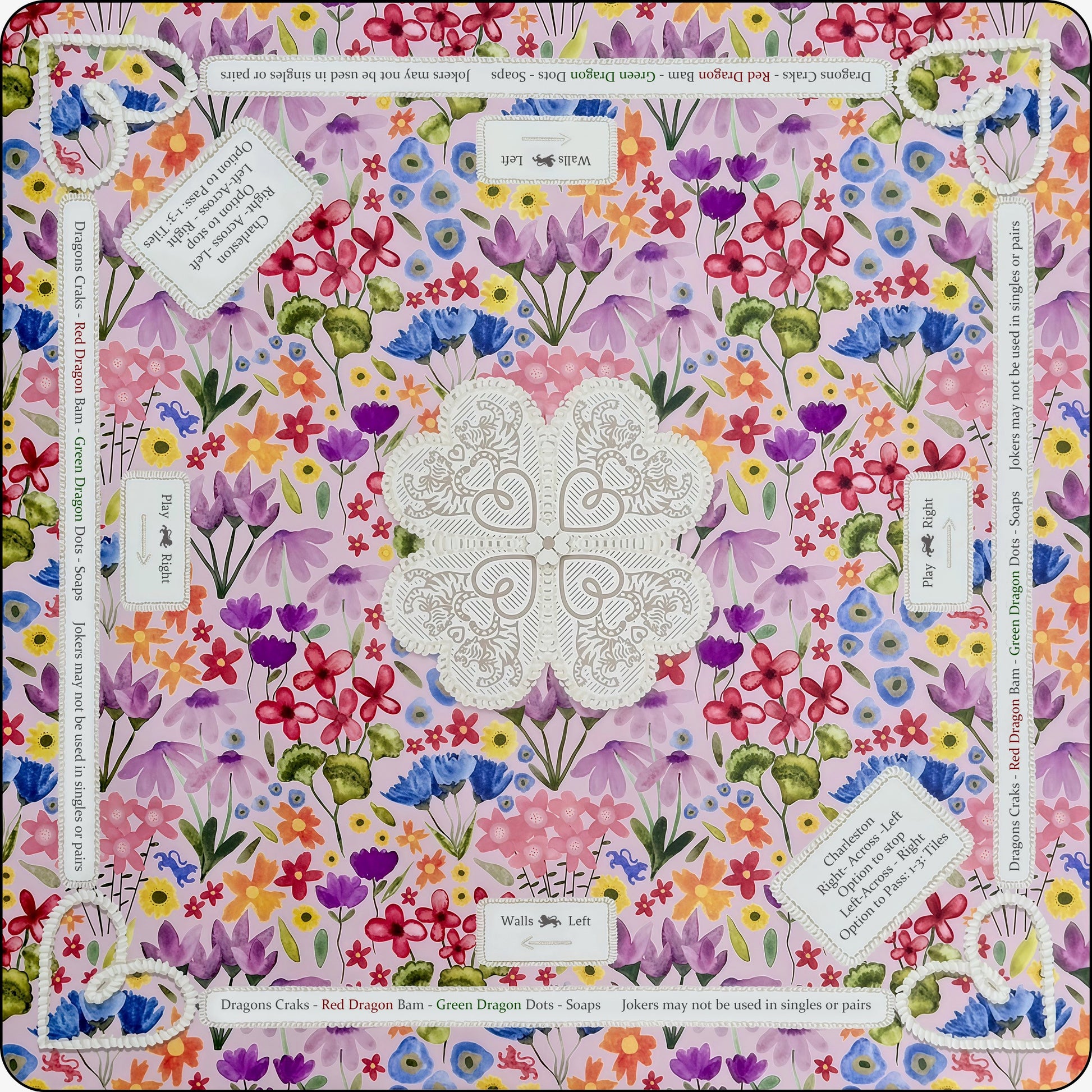 Colourful Clover Mat by The Bam Bar