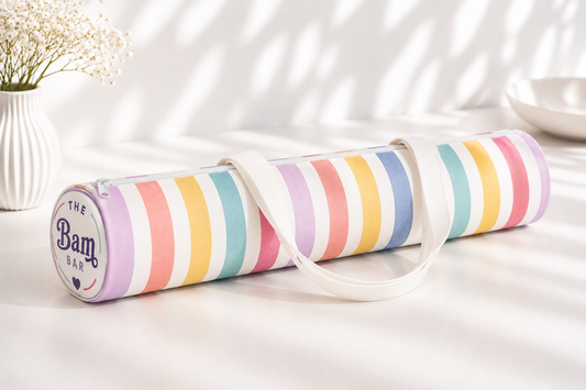 Candy Stripe Mat Bag