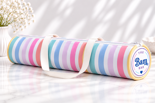Candy Stripe Mat Bag
