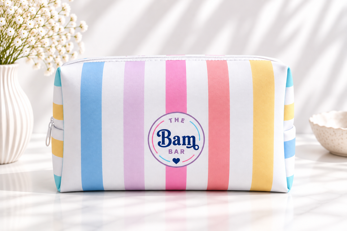 Candy Stripe Tile Bag
