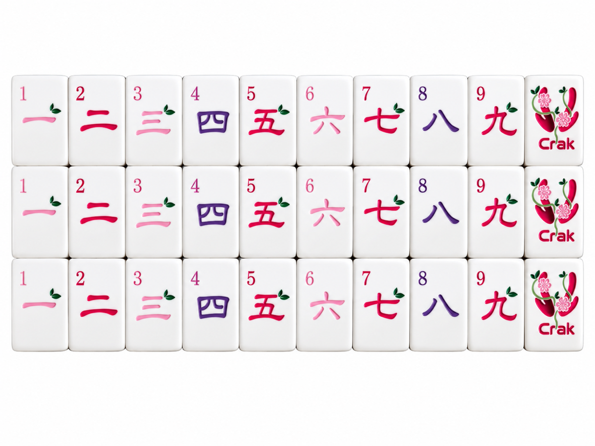 Floral Garden Acrylic Tiles - Characters suit