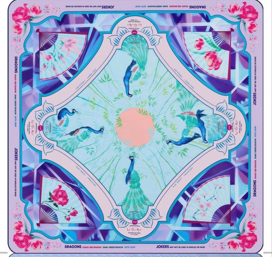 Peacock Mat by The Bam Bar