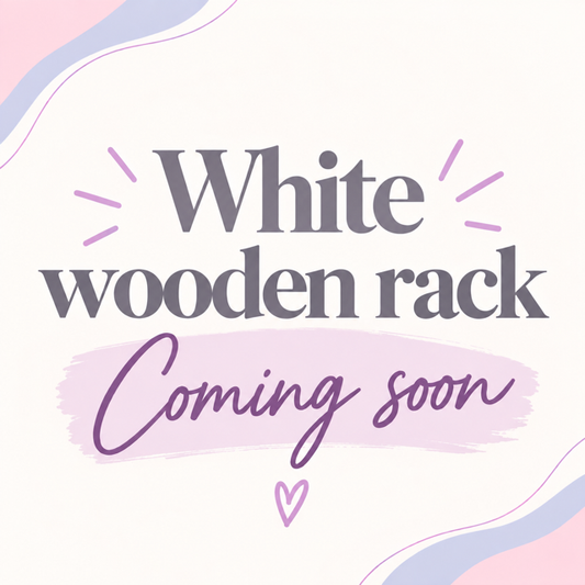 Ivory Bloom Wooden Racks